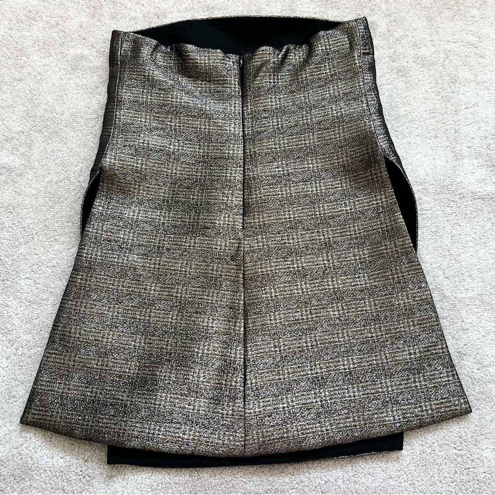 ELLERY STRAPLESS METALLIC TOP SIZE 2 MODERN CHIC EVENT PARTY ELEGANT COCKTAIL - Picture 3 of 10